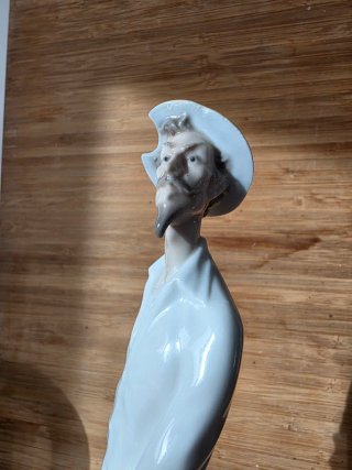 Figura Don Quijote Lladro Porcelana