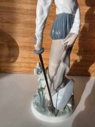 Figura Don Quijote Lladro Porcelana