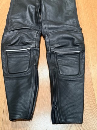 Pantalón Moto Mujer Cuero Negro