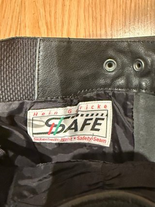 Pantalón Moto Mujer Cuero Negro