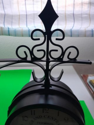 Reloj de pared doble Grand Central.metal