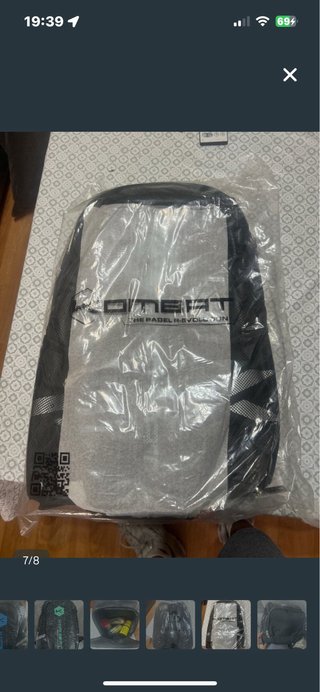 Mochila KOMBAT Negra Viaje Deporte