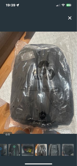 Mochila KOMBAT Negra Viaje Deporte