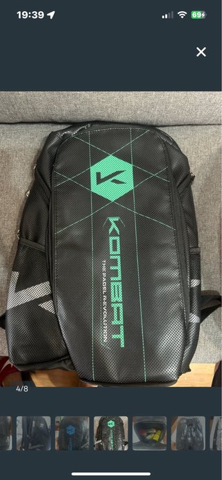 Mochila KOMBAT Negra Viaje Deporte