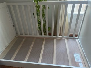 Cuna IKEA blanca sin colchon