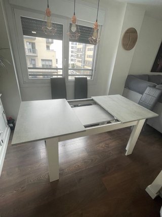 Mesa comedor extensible madera