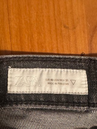 Pantalones Zara grises Talla 40 hombre