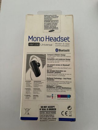 Samsung HM1200 Mono Headset Bluetooth Negro