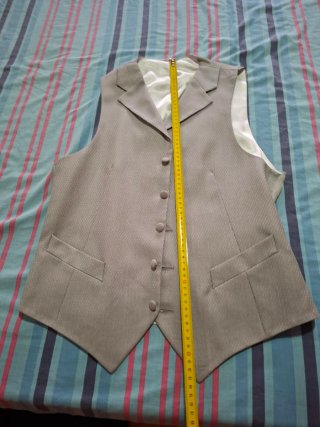 Traje hombre LOTREC+Chaleco Corte Inglés M (50)
