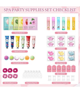 Set Spa Erinde Mujer 60 Piezas