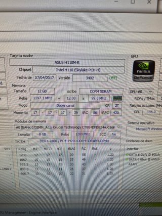 PC i3 7ª Gen 12GB DDR4 240GB SSD 1TB HDD GTX 970