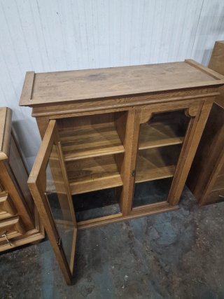 Vitrina madera roble maciza | LIQUIDACIÓN 70%