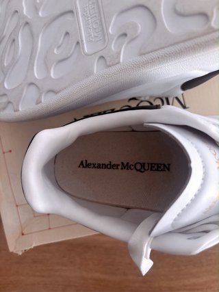 Sneakers Alexander McQueen in bianco da uomo