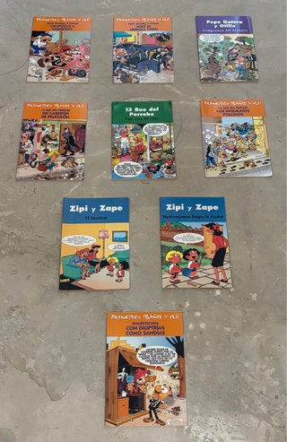 Lote 9 cómics de Francisco Ibañez