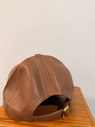 Berretto Celine Marrone in Pelle