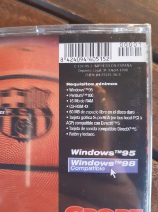 PC Barça Basket 99 precintado