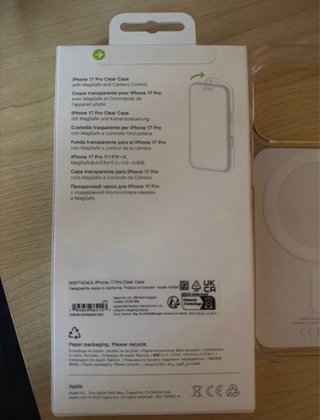 Funda iPhone 17 Pro Transparente MagSafe