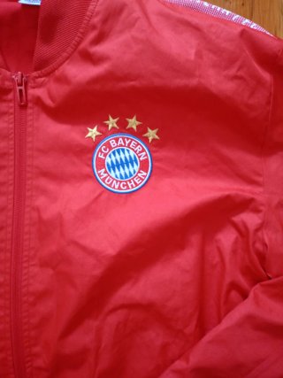 Chaqueta Bomber Adidas FC Bayern Munich Roja