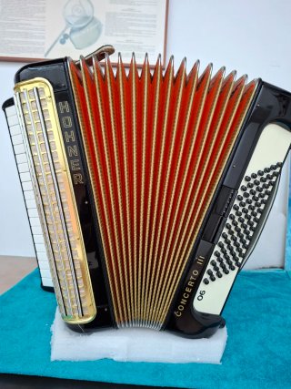 Acordeón Hohner Concerto III Negro