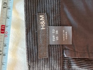 Traje H&M Chaqueta y Pantalón Raya