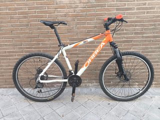 Bicicleta Orbea MTB Naranja/Blanca