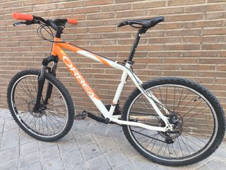 Bicicleta Orbea MTB Naranja/Blanca