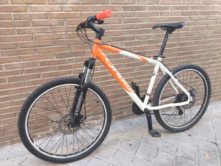 Bicicleta Orbea MTB Naranja/Blanca