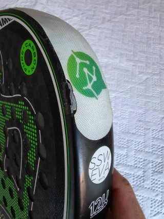 Pala de pádel Black Crown Pitón 12K+