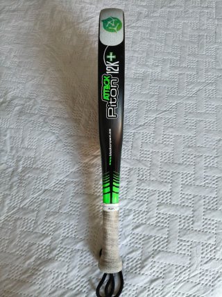 Pala de pádel Black Crown Pitón 12K+