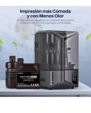 Resina ABS Like Lavable ELEGOO 1kg Gris