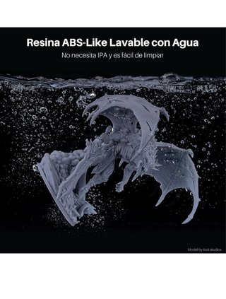 Resina ABS Like Lavable ELEGOO 1kg Gris