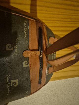Mochila Pierre Cardin Beige y Marrón