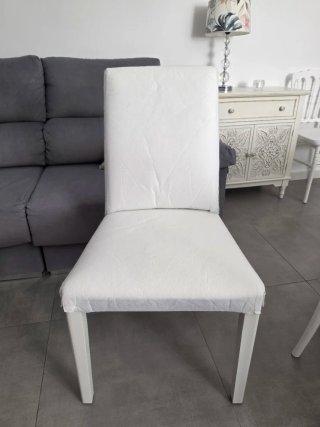 6 Sillas de Comedor Ikea con funda