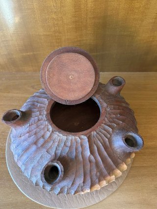 Grolla dell'amicizia vintage in legno