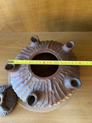 Grolla dell'amicizia vintage in legno
