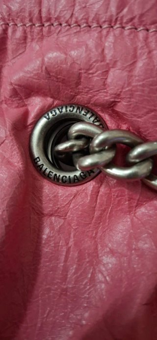 Borsa Balenciaga rosa in pelle