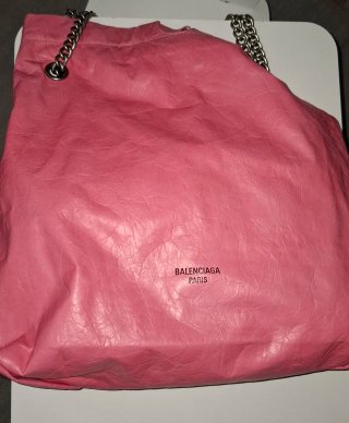 Borsa Balenciaga rosa in pelle