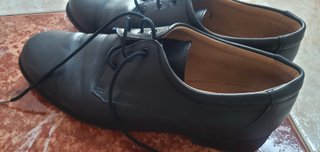 Zapatos azul marino.