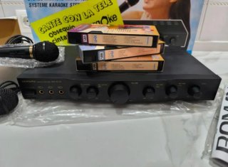 Amplificador Karaoke Boman MA-X116A + 2 Micrófonos