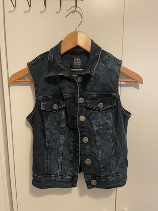 Chaleco vaquero Bershka Talla S