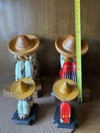 Fermalibri Messicani in Legno