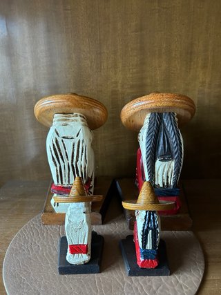 Fermalibri Messicani in Legno