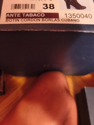Botines ante marrón mujer