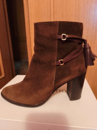 Botines ante marrón mujer