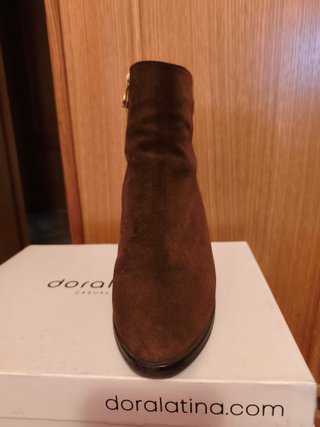 Botines ante marrón mujer