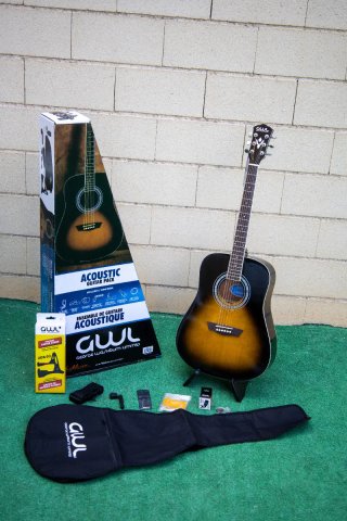 Pack Guitarra Acústica Washburn GWL
