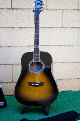 Pack Guitarra Acústica Washburn GWL