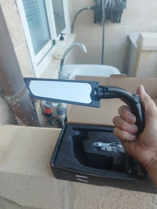 Espejos Retrovisores Moto Negros