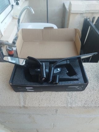 Espejos Retrovisores Moto Negros