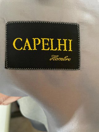 Traje Capelhi Gris Talla 50 Chaqueta y Pantalón